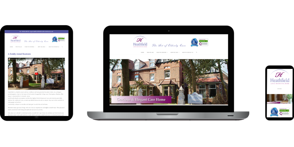 vision 4 dreams, website, project, work, complete, seo, heathfield, care, home